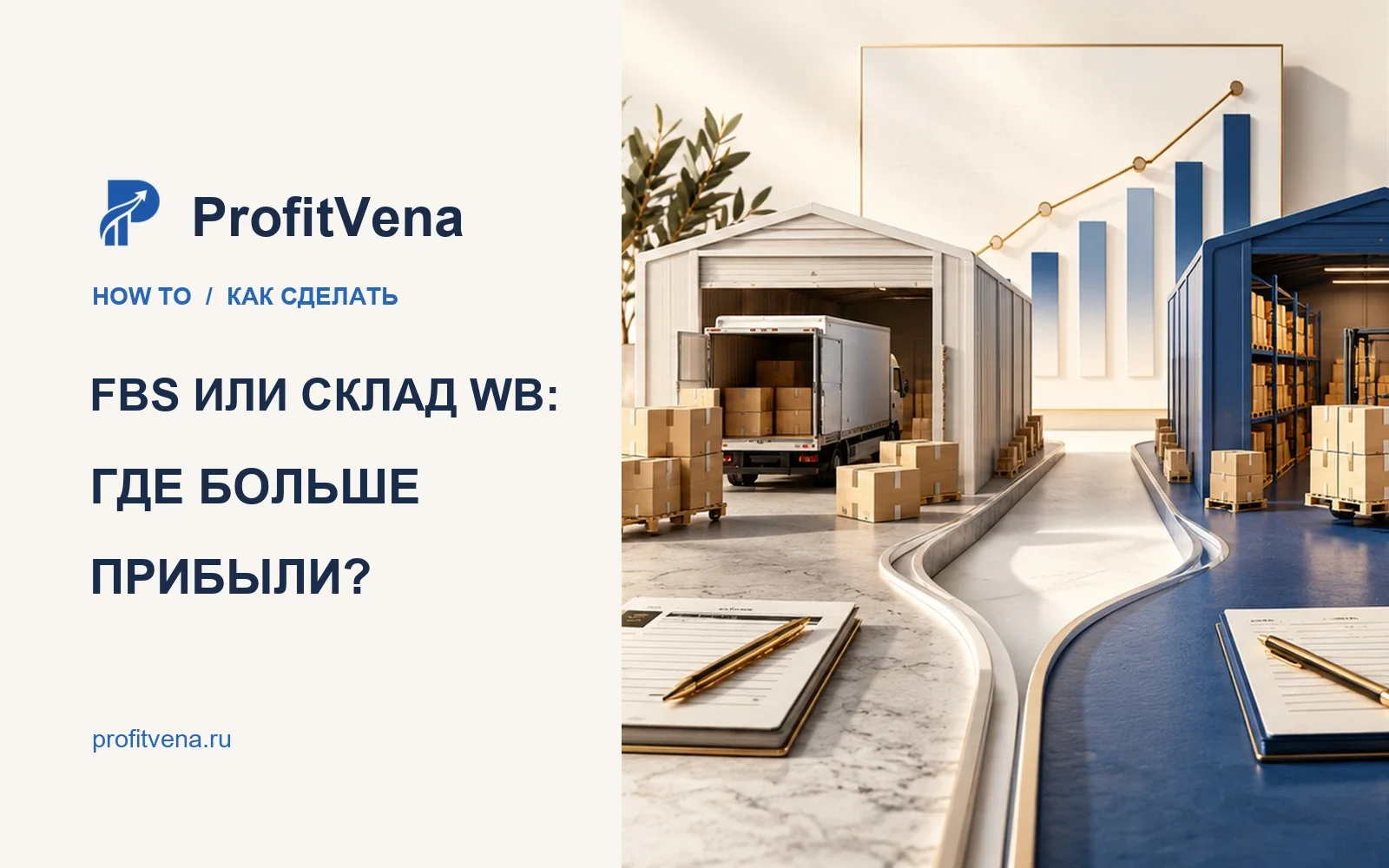 Два маршрута выполнения заказа и сравнительный график прибыли для товара