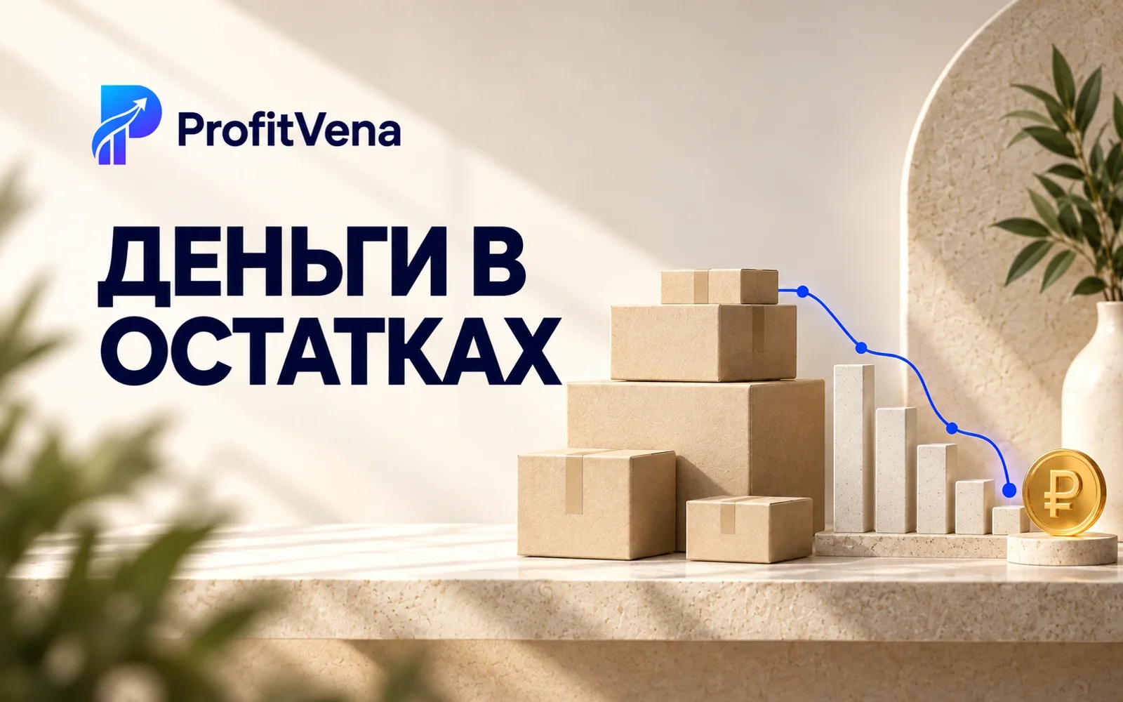 ProfitVena: товарные коробки, падающая скорость продаж и деньги в запасе